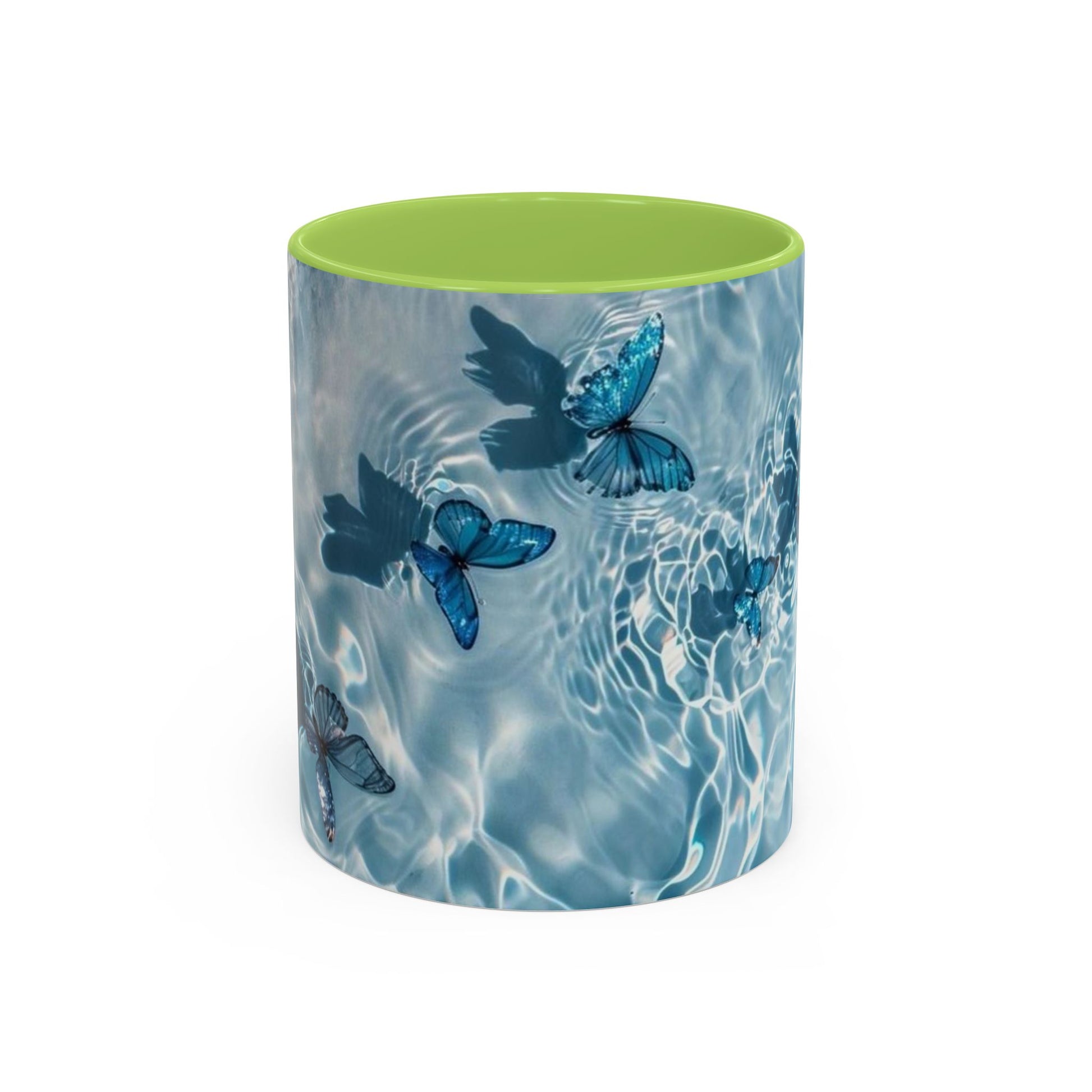 Tranquil Butterfly Coffee Mug | Serene Drinkware for Nature Lovers, Gift for Birthdays, Housewarming, Daily Motivation, Home Decor