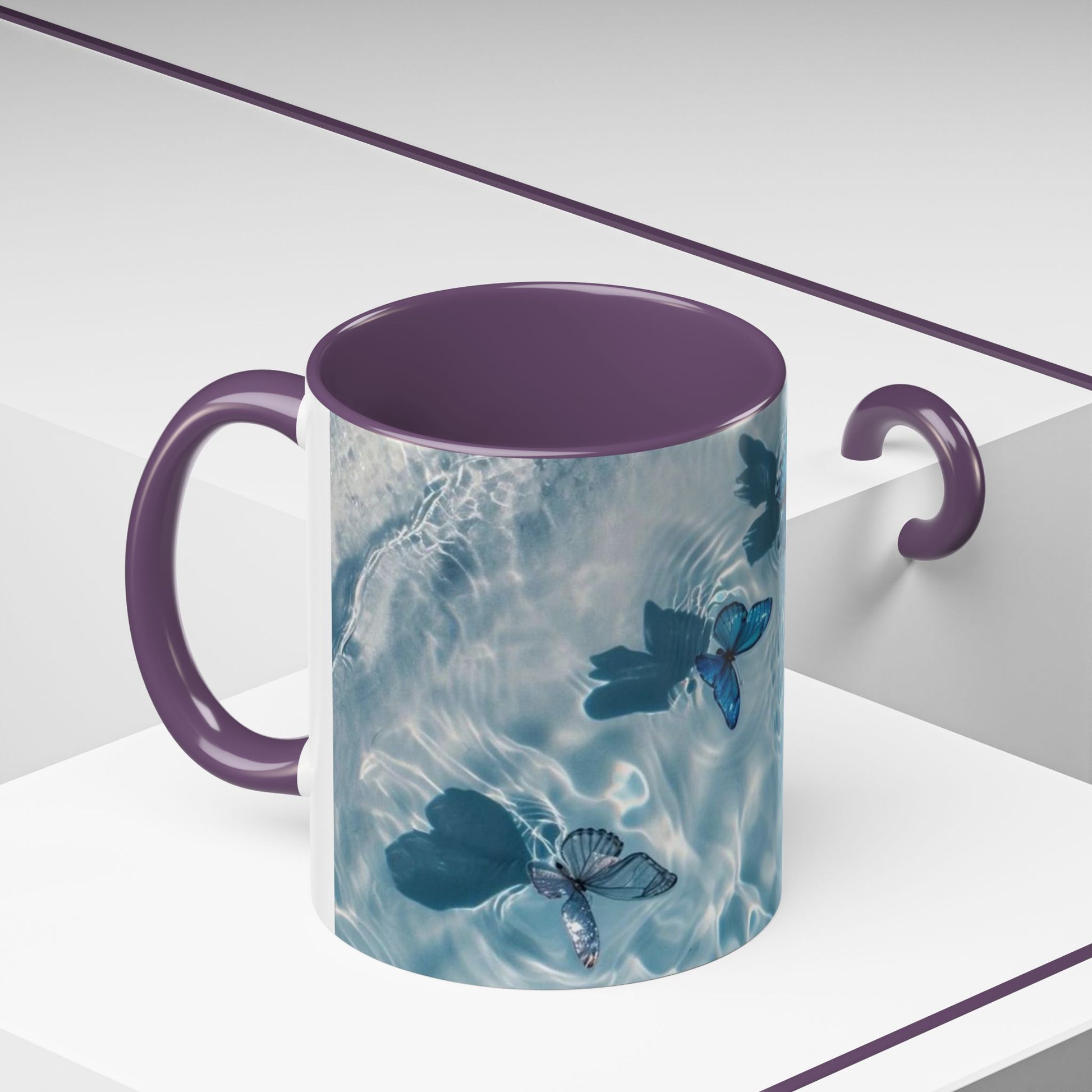 Tranquil Butterfly Coffee Mug | Serene Drinkware for Nature Lovers, Gift for Birthdays, Housewarming, Daily Motivation, Home Decor