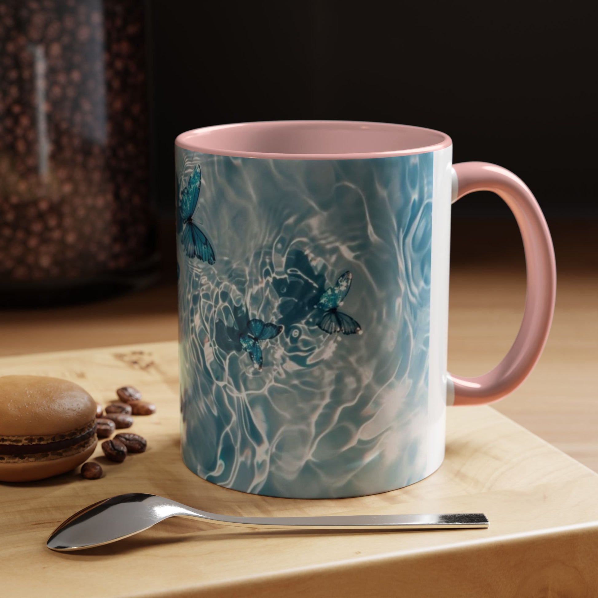 Tranquil Butterfly Coffee Mug | Serene Drinkware for Nature Lovers, Gift for Birthdays, Housewarming, Daily Motivation, Home Decor