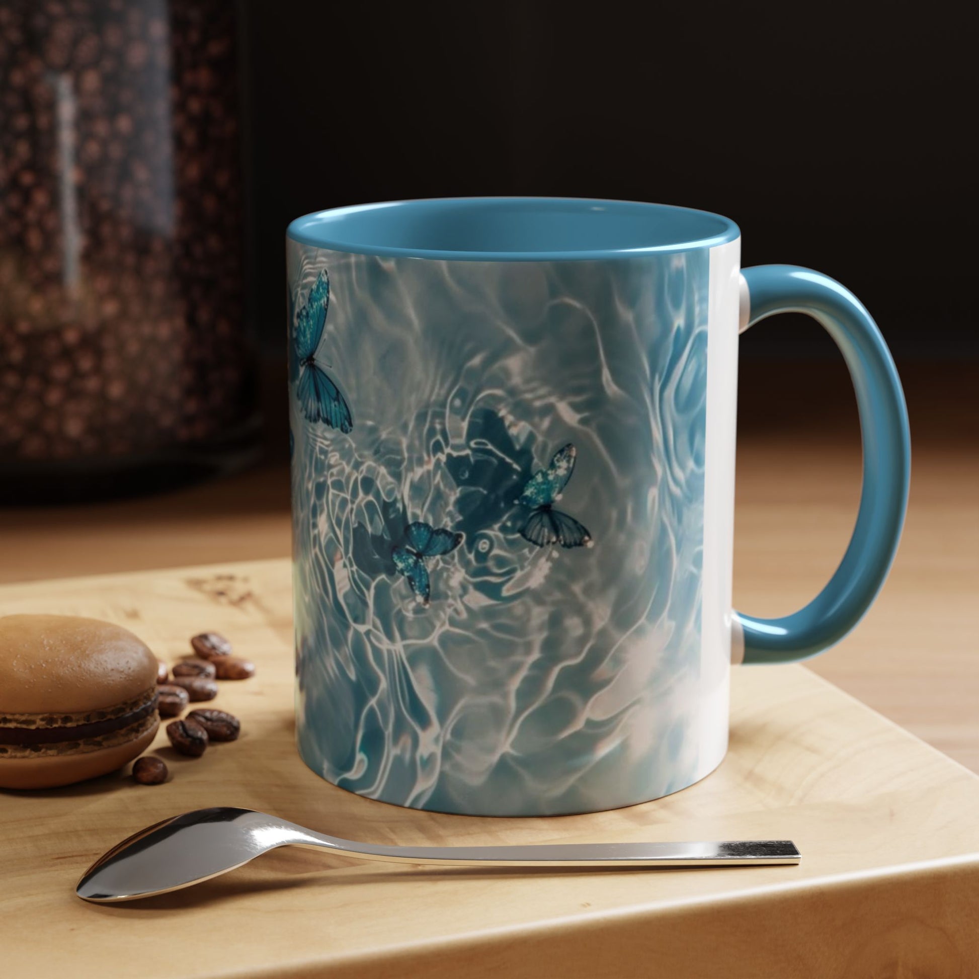 Tranquil Butterfly Coffee Mug | Serene Drinkware for Nature Lovers, Gift for Birthdays, Housewarming, Daily Motivation, Home Decor