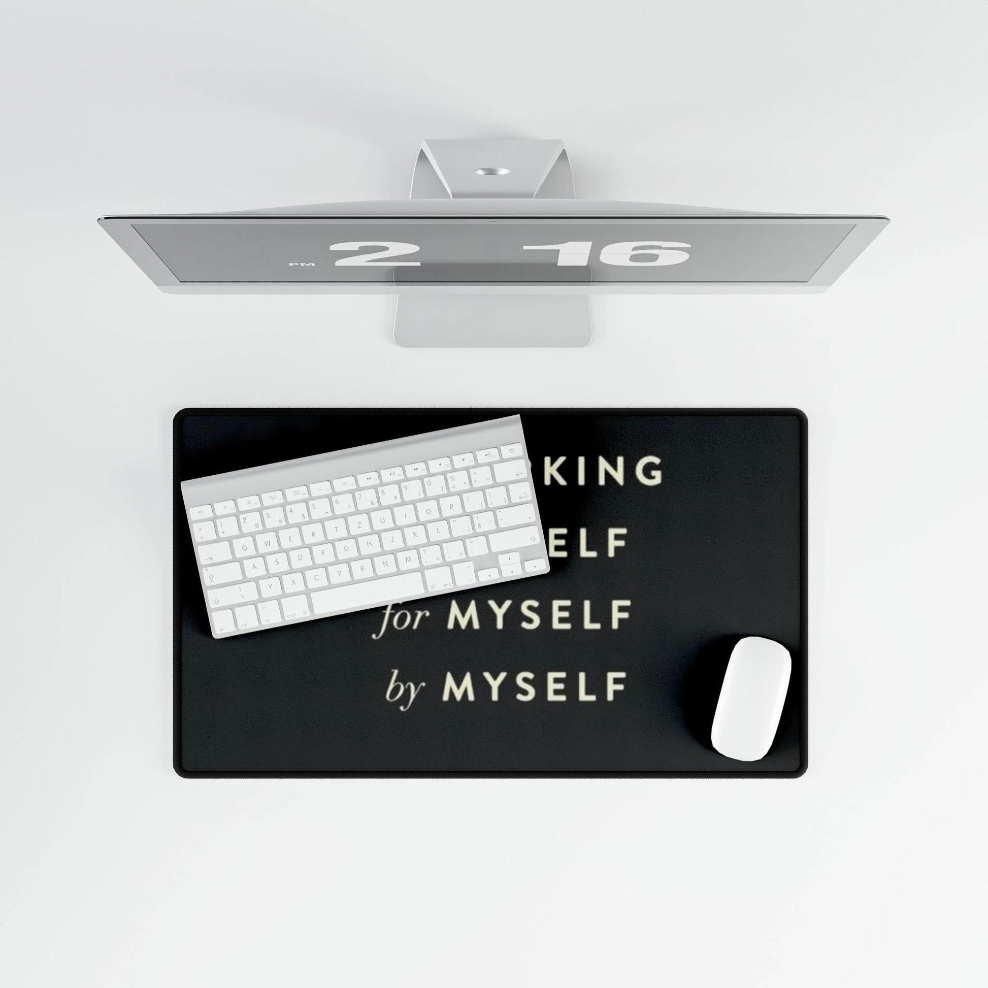 Motivational Desk Mat - Inspiring Workspace Decor, Gift for Students, Home Office, Self-Care, Productivity