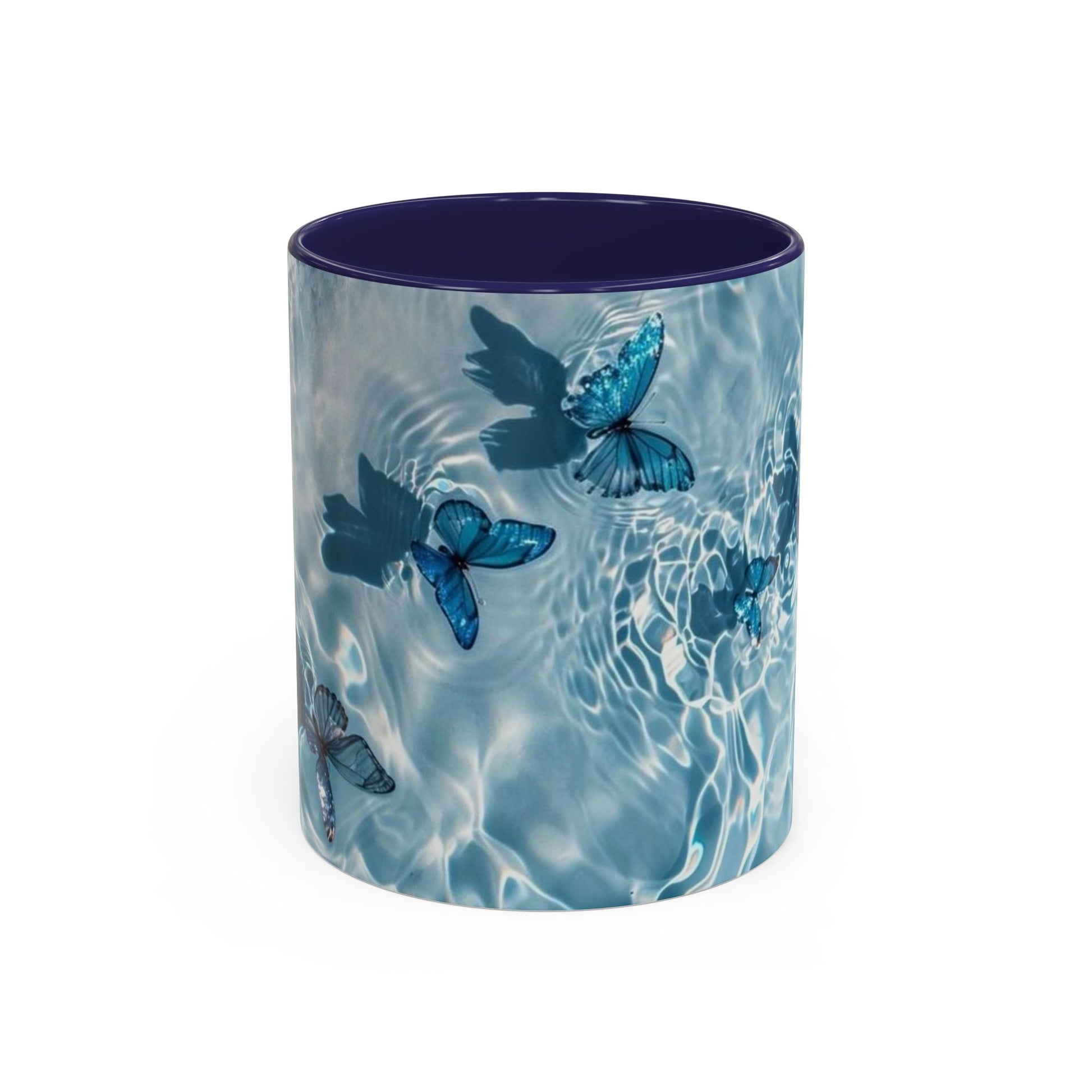 Tranquil Butterfly Coffee Mug | Serene Drinkware for Nature Lovers, Gift for Birthdays, Housewarming, Daily Motivation, Home Decor