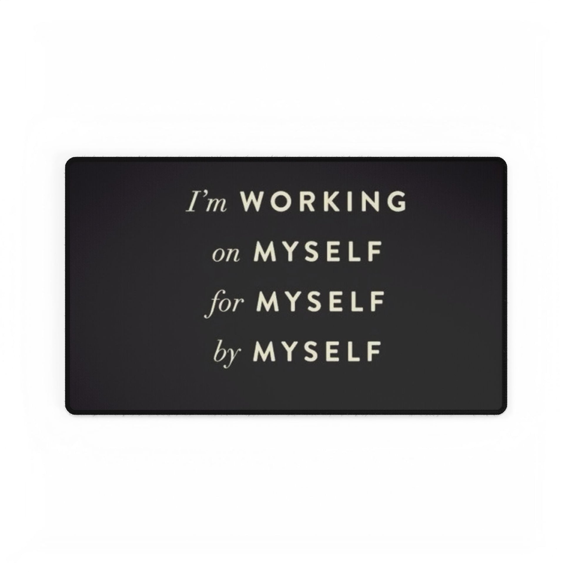 Motivational Desk Mat - Inspiring Workspace Decor, Gift for Students, Home Office, Self-Care, Productivity