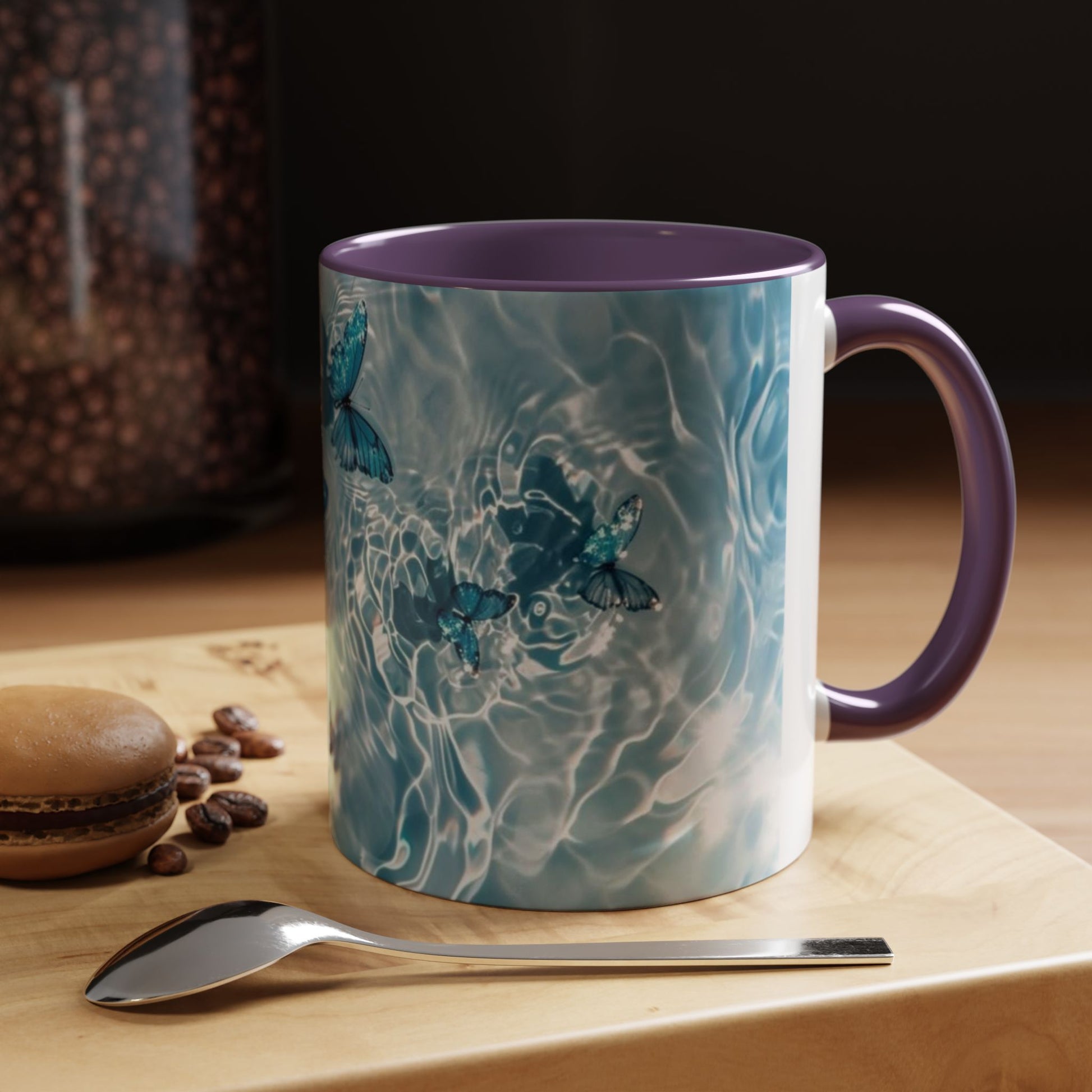 Tranquil Butterfly Coffee Mug | Serene Drinkware for Nature Lovers, Gift for Birthdays, Housewarming, Daily Motivation, Home Decor